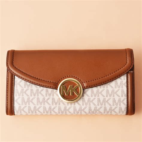 Amazon.com: Michael Kors Fulton Large Flap Continental Wallet 